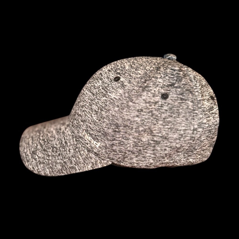 Gray Textured Baseball Cap One Size - image 1